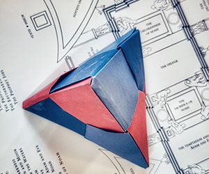 Modular Tetrahedron Polyhedra Origami